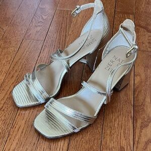 Naturalizer Gold Strappy Heels